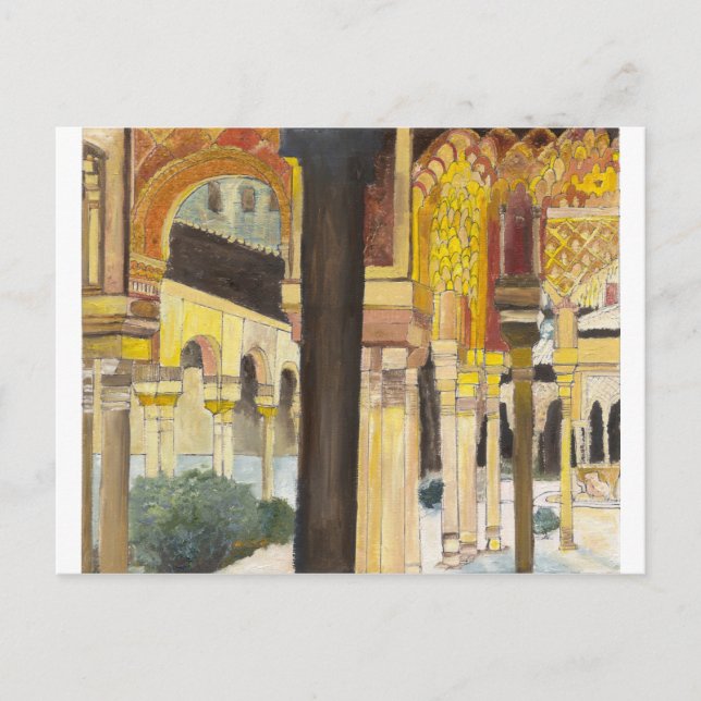 Postal Granada (Anverso)