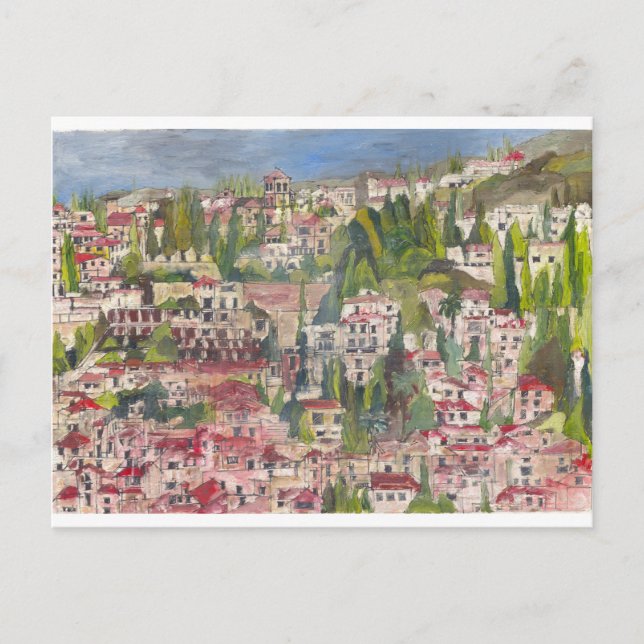 Postal Granada (Anverso)