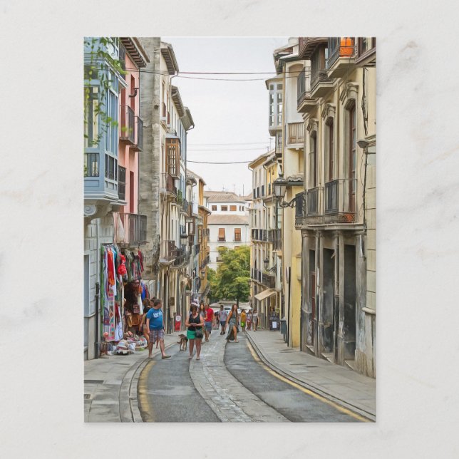 Postal Granada. #12. (Anverso)