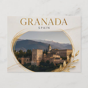 Postal 🏰 Granada Alhambra Viajes España 🇪🇸