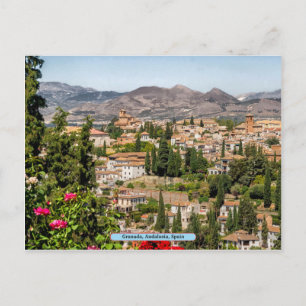 Postal Granada, Andalucía, España