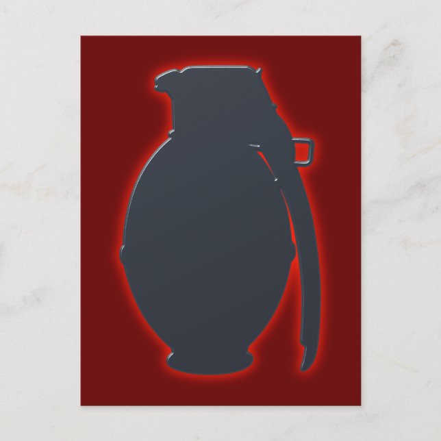 Postal Granada de mano de grano de maniquí (Anverso)