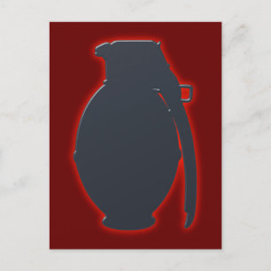 Postal Granada de mano de grano de mano