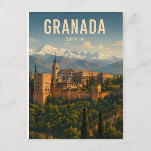 Postal Granada España Alhambra Patrimonio Morisco Viajes
