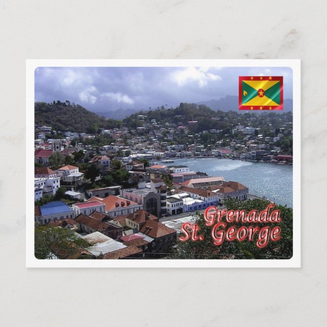 Postal Granada - San Jorge - (Anverso)