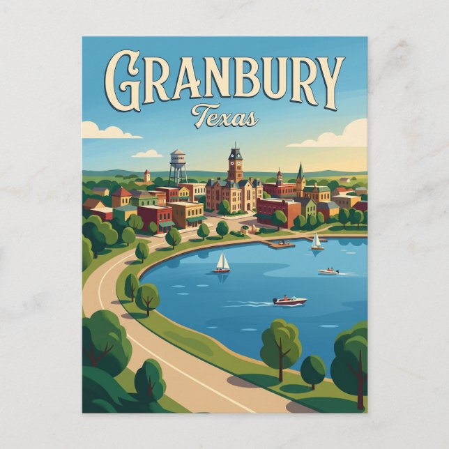 Postal Granbury EE. UU. (Anverso)