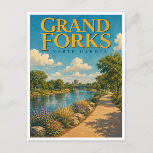 Postal Grand Forks North Dakota Greenway GeoSaga