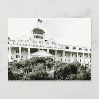 Postal Grand Hotel, Isla Mackinac, blanco y negro