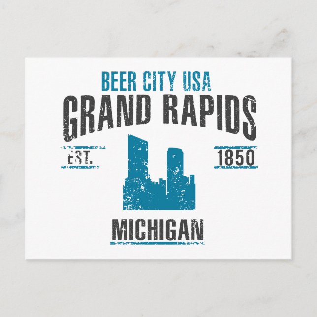 Postal Grand Rapids (Anverso)