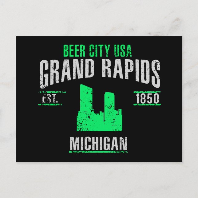 Postal Grand Rapids (Anverso)