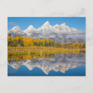 Postal Grand Teton Mountains Wyoming