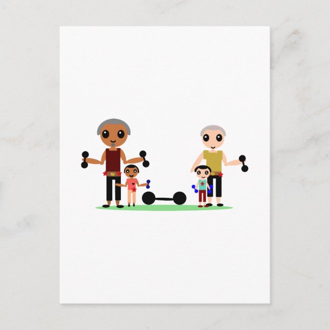 Postal Grandads Can Lift (Anverso)