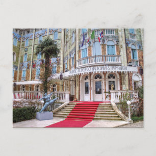 Postal Grande Albergo Ausonia E Hungaria