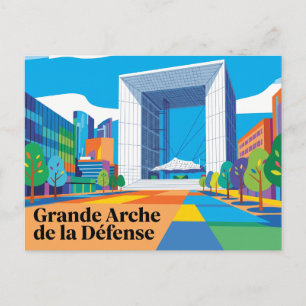 Postal Grande Arche de la Défense Francia