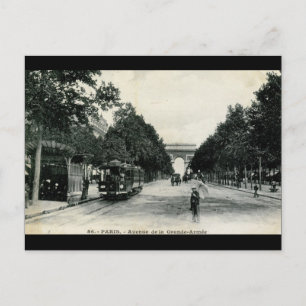 Postal Grande Armée Paris Francia 1908 Vintage