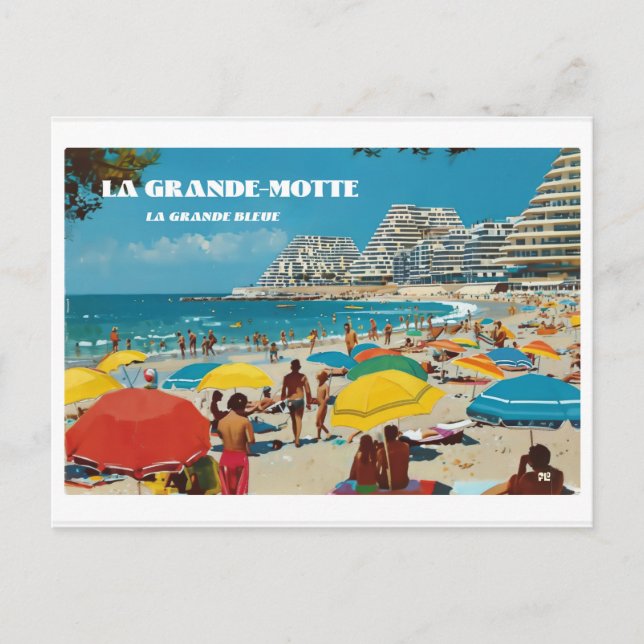 Postal Grande-motte, carte postale, QZE32F5-2 (Anverso)