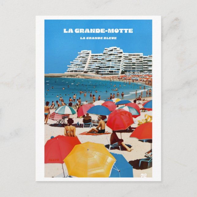 Postal Grande-Motte, carte postale QZE32F5-5 (Anverso)