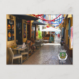 Postal Grandes conversaciones en Nazare, Portugal