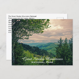 Postal Grandes datos del Parque Nacional de las Montañas 