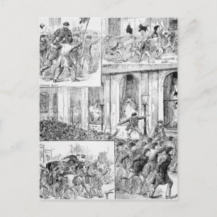 Postal Grandes disturbios en Londres