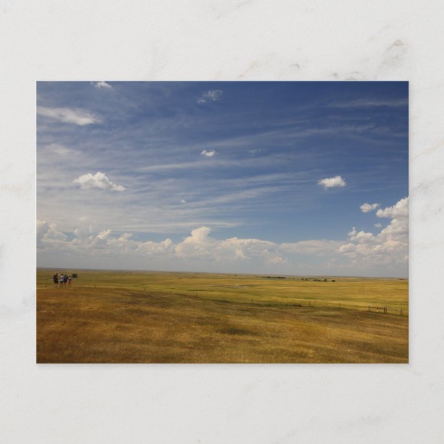 Postal Grandes llanuras en Dakota del Sur en verano (Anverso)