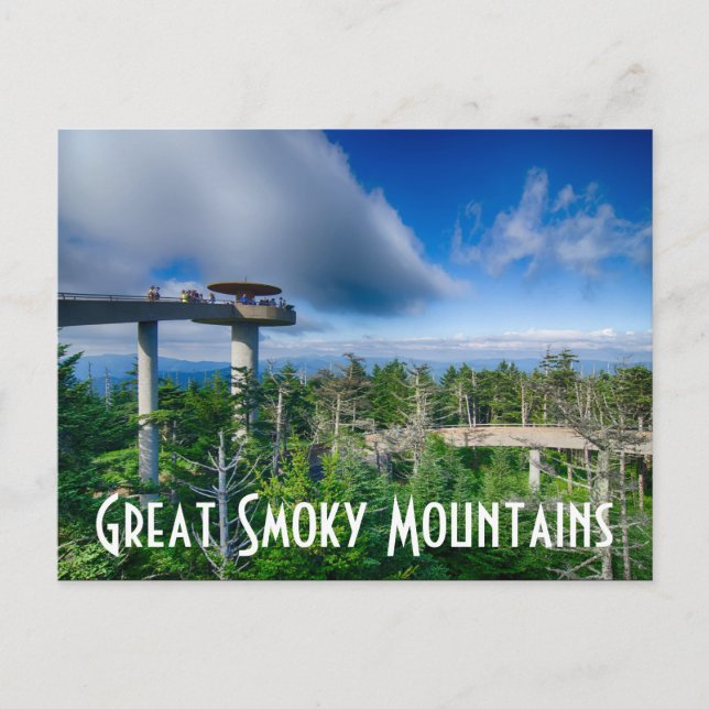 Postal Grandes Montañas Ahumadas (Anverso)