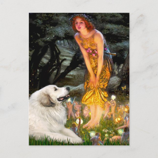 Postal Grandes Pirineos 2 - Medianoche (Anverso)