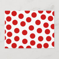 Grandes puntos rojos de polka en el fondo del Pers