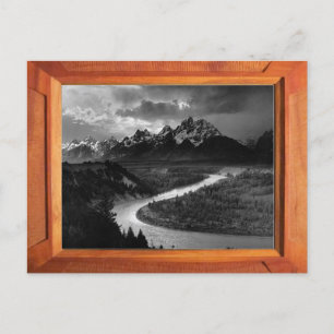 Postal Grandes tetones en blanco y negro