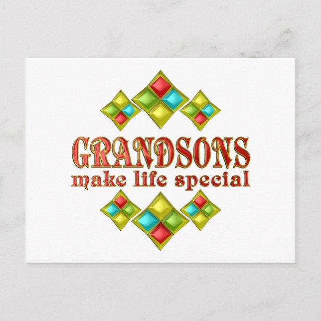 POSTAL GRANDSONS MAKE LIFE SPECIAL (Anverso)