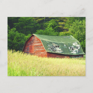 Postal Granero de época en los Adirondacks, N. Y.