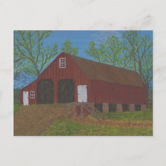 Postal Granero de Purcellville (Anverso)
