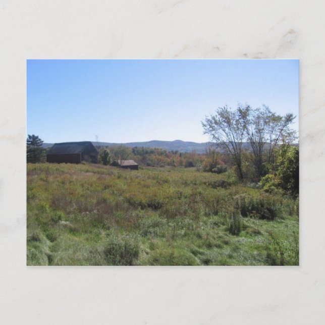 Postal granero olvidado (Anverso)