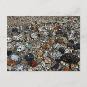 Postal Granito de guijarros en el lago Tenaya en Yosemite