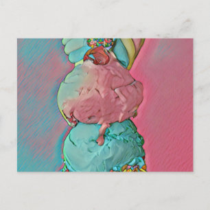 Postal Granitos de cono de helado