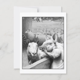 Postal Granja animal - Esquealer