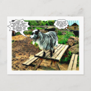 Postal Granja animal: ¡La revolución empieza! Libro de