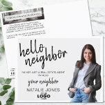 Postal Granja con el logotipo de marketing inmobiliario R<br><div class="desc">La Hechiceta Hola Postcard del Realtor Mailer Real Estate Marketing, una potente herramienta diseñada para elevar sus esfuerzos de marketing inmobiliario y fomentar fuertes conexiones dentro de su comunidad. Esta magnífica postal inmobiliaria es una mezcla perfecta de estética profesional y toque personal, ideal para dar una impresión memorable a los...</div>