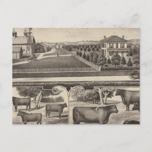 Postal Granja de Oakland Stock Farm, Kansas