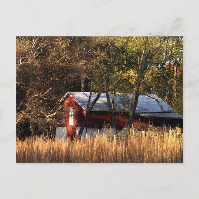 Postal Granja de otoño en el centro de Maryland (Anverso)