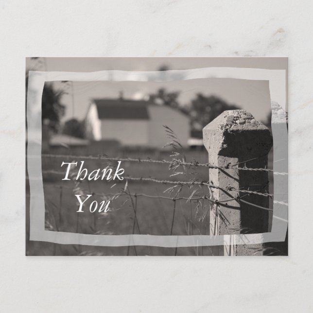 Postal Granja De País Gracias (Anverso)