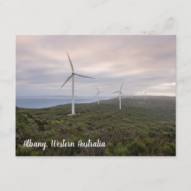 Postal Granja de viento de Albany, Australia Occidental,  (Anverso)