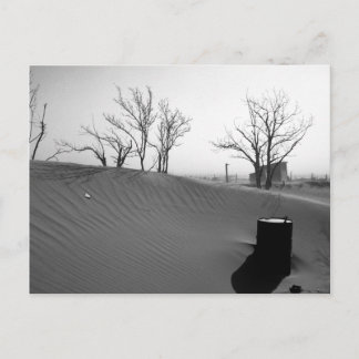 Postal Granja Dust Bowl - Oklahoma occidental 1936