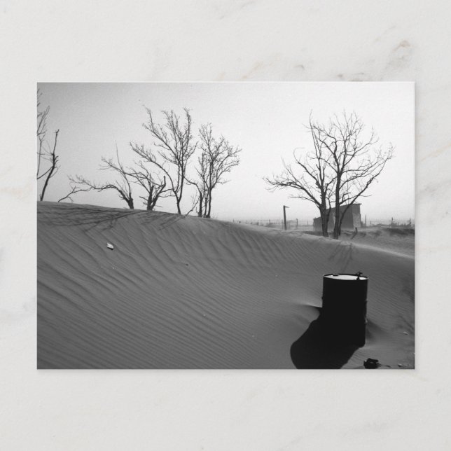 Postal Granja Dust Bowl - Oklahoma occidental 1936 (Anverso)