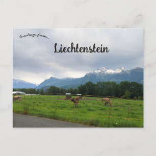 Postal Granja en Vaduz Liechtenstein