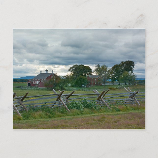 Postal Granja - Parque Nacional de Gettysburg, Pensilvani (Anverso)