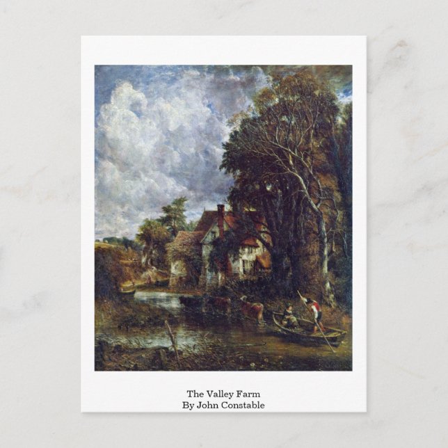 Postal Granja Valle De John Constable (Anverso)