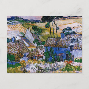 Postal Granjas cerca de Auvers por Vincent van Gogh