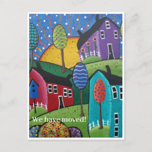 Postal - Granjas de arte folclórico/campo