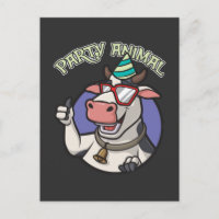 Granjero amante de las vacas divertidas